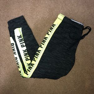 PINK VS jogger sweats: reflective